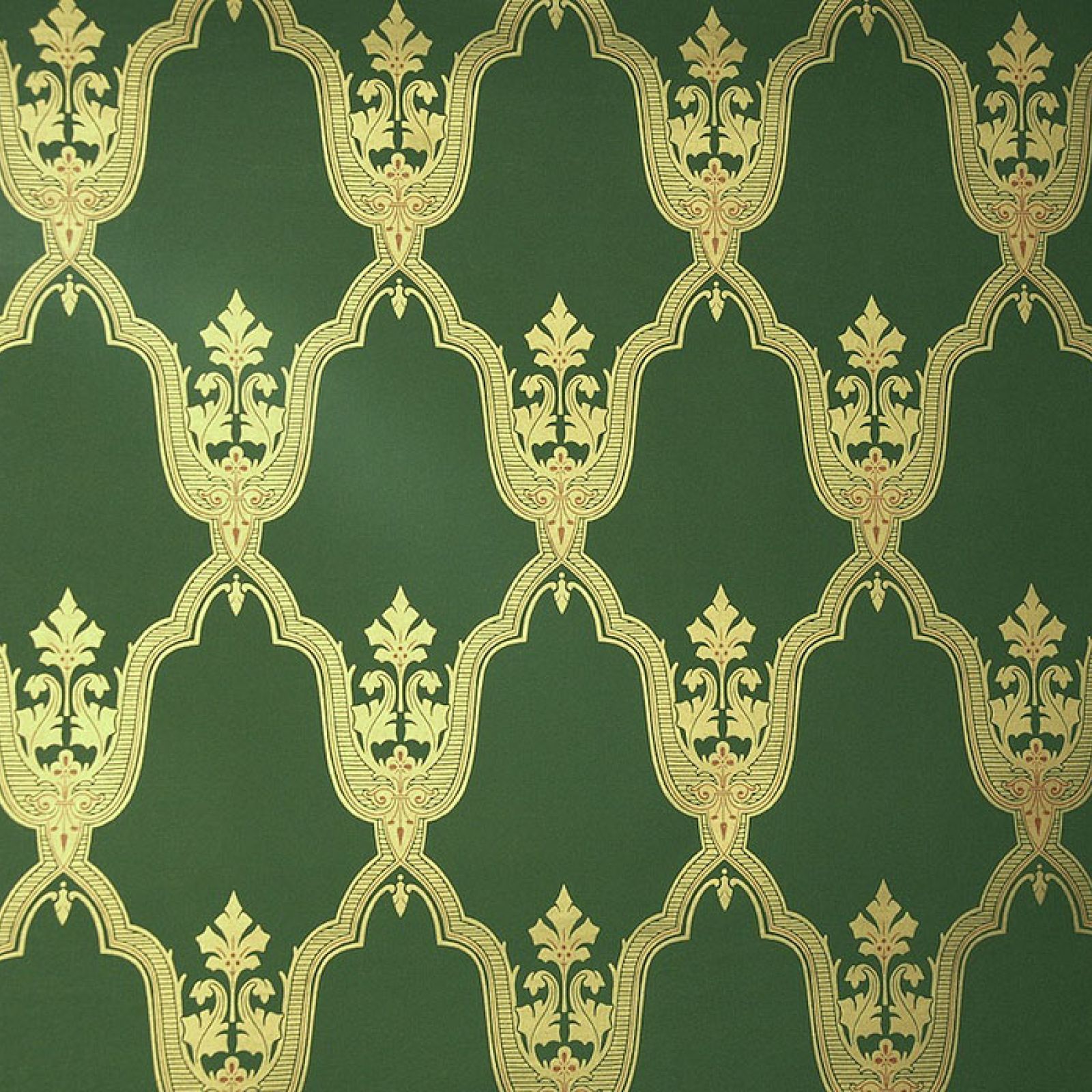 Melias Wallpaper - green Historical wallpapers collection Melias Wallpaper - green Historical wallpapers collection