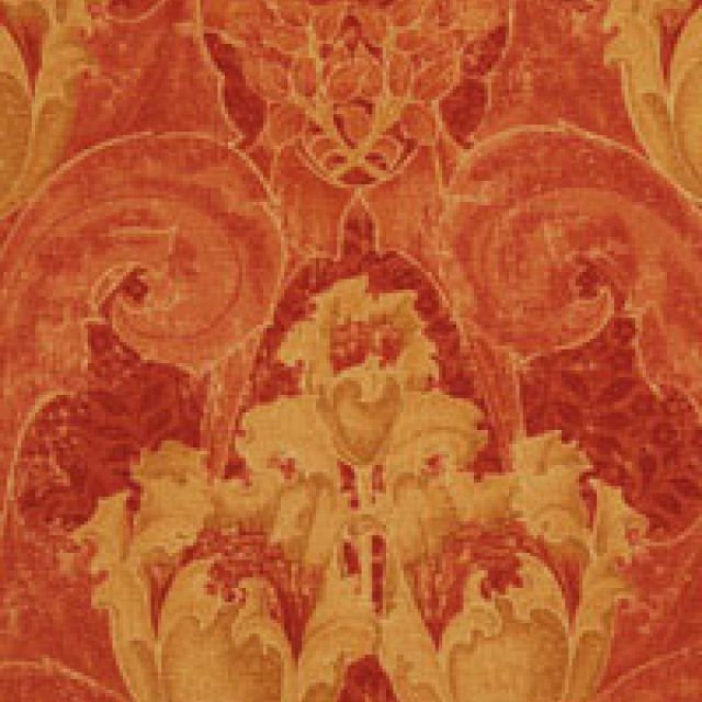 Camberwell linen fabric - Indian Red
