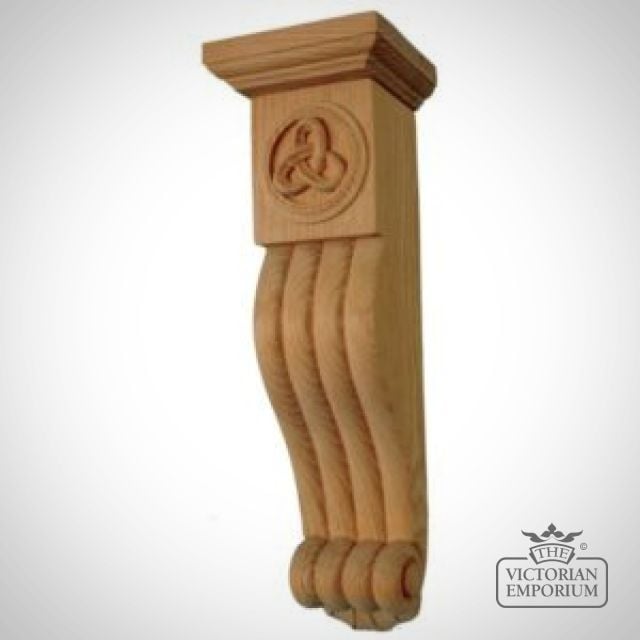Pn363 Celtic Style Corbel In Pine Wood 300x300