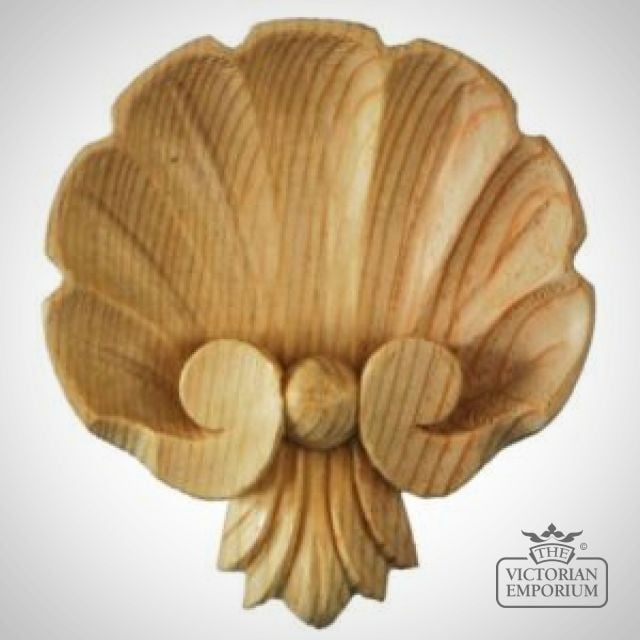 Pn340 Hand Carved Shell From Pine Wood 300x300