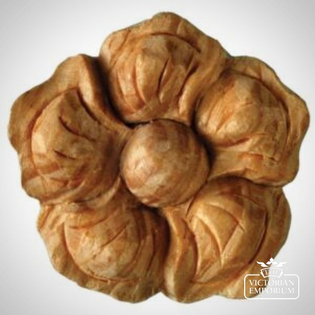 Pn427 Mini Flag Flower Carving From Pine Wood 300x300