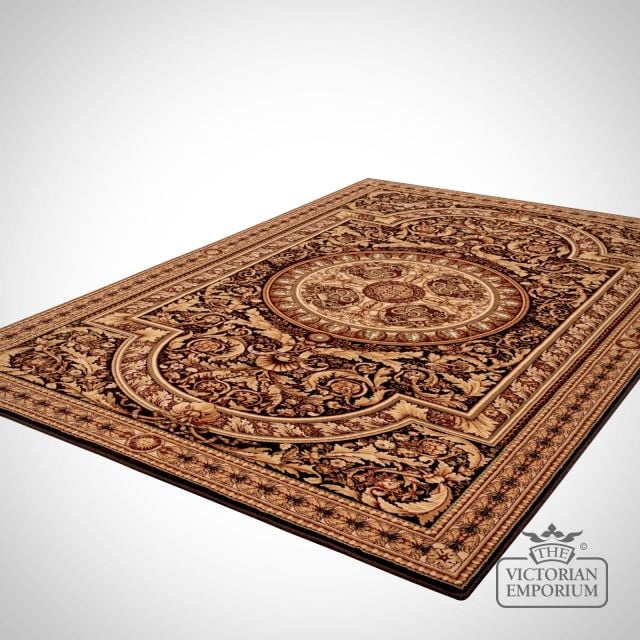 Egon Rug in Black in a choice of sizes