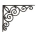148642    70070jai250 shelf bracket palace scroll cast ant iron 250 x 300mm 1