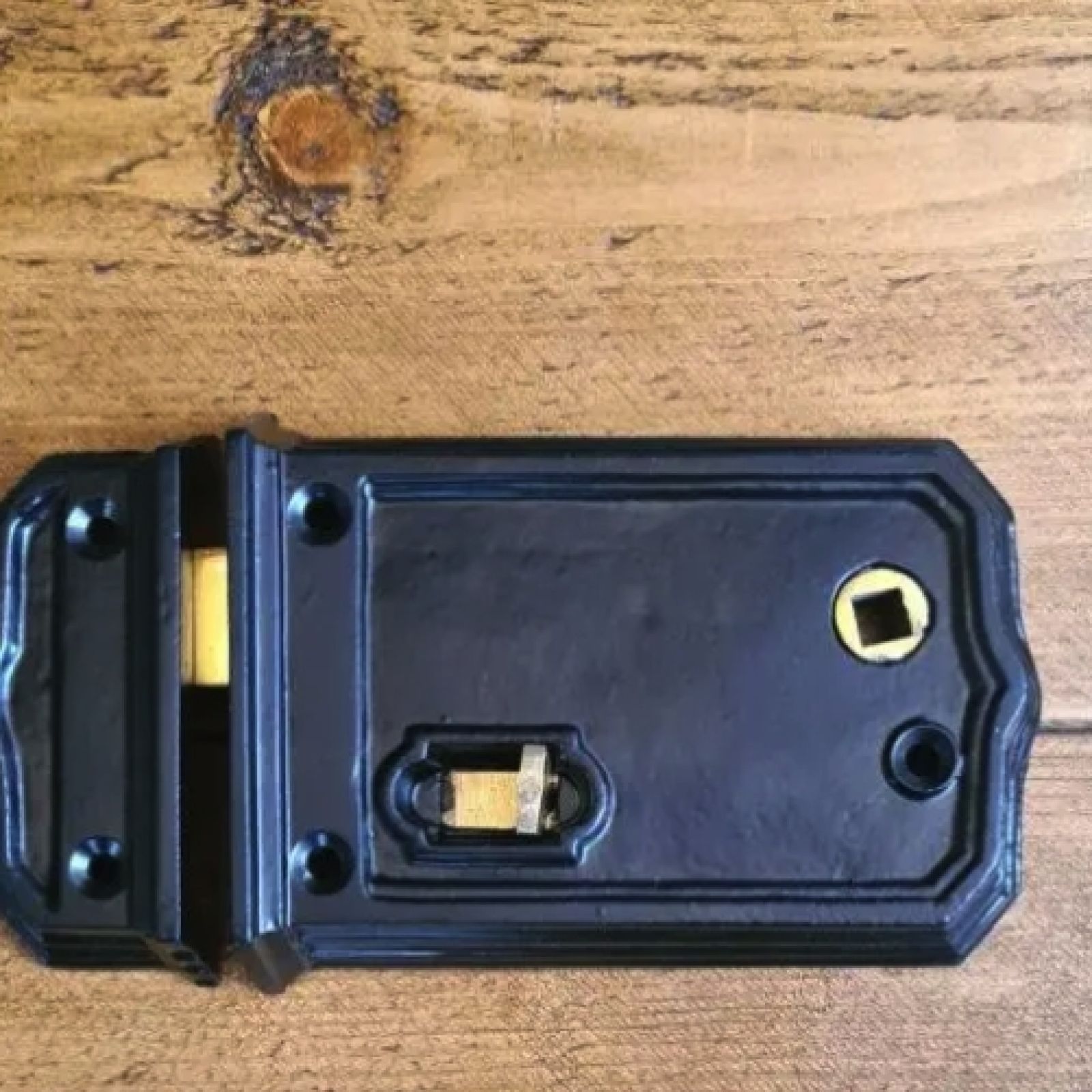 Rim Latch With Slide Bolt In Cast Iron | Locks