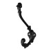 148695   09337dseb148 hat   coat hook ornate cast iron satin black 148mm (2)