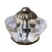 149234   01083cgl38 glass faceted knob ant brass 38mm