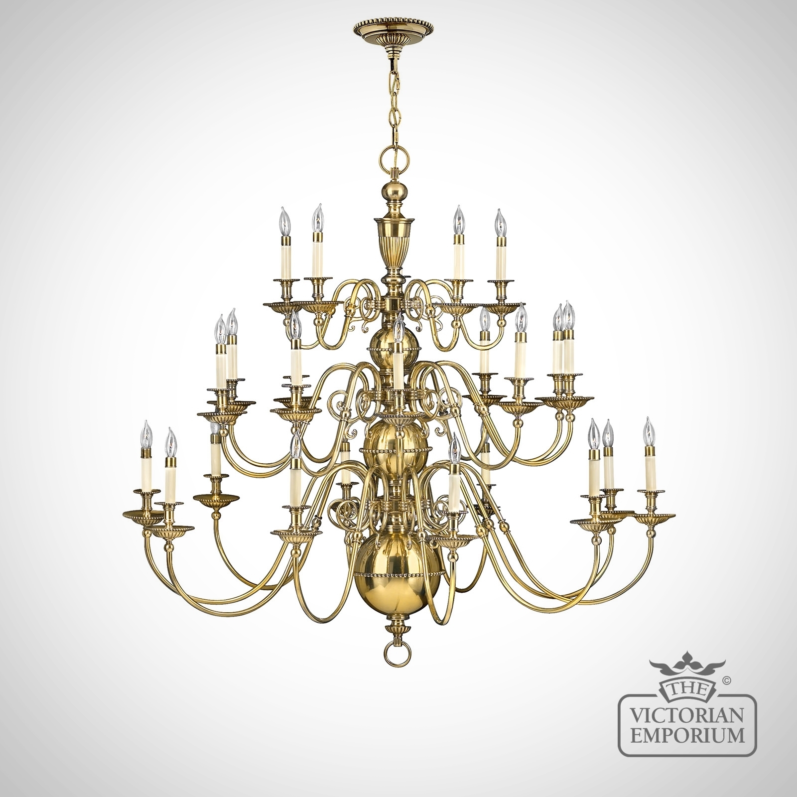 chandelier シェルフ Cambridge 25 Light Solid Brass Chandelier | Ceiling Chandeliers