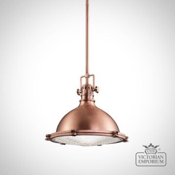 Hatters Bay extra large pendant in antique copper