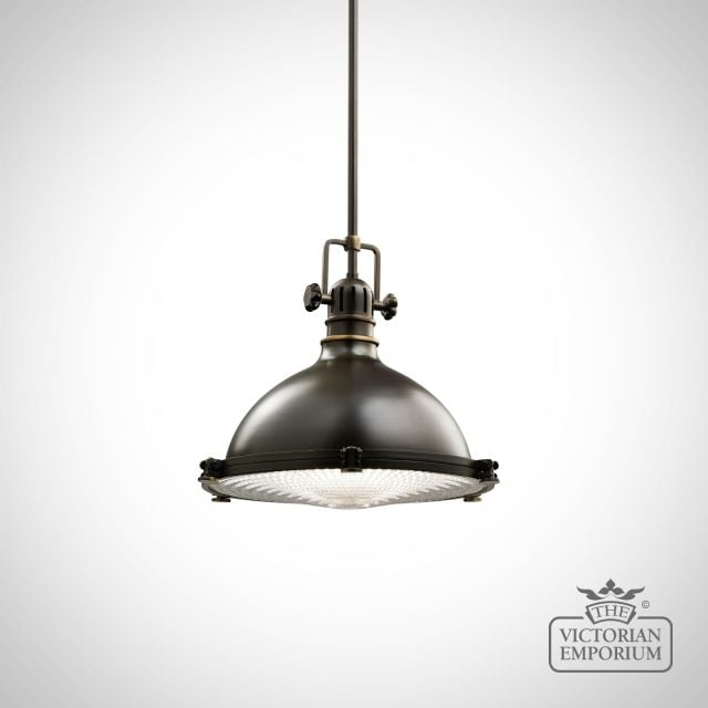 Hatters Bay 1 Light Medium Pendant In Old Bronze