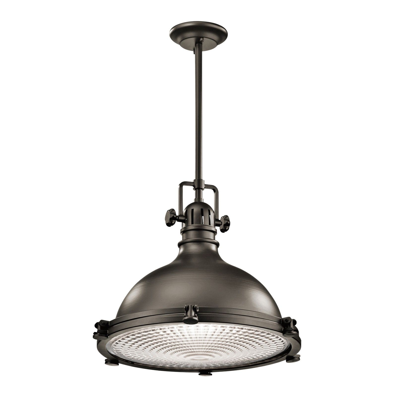 Hatters Bay large pendant in old bronze
