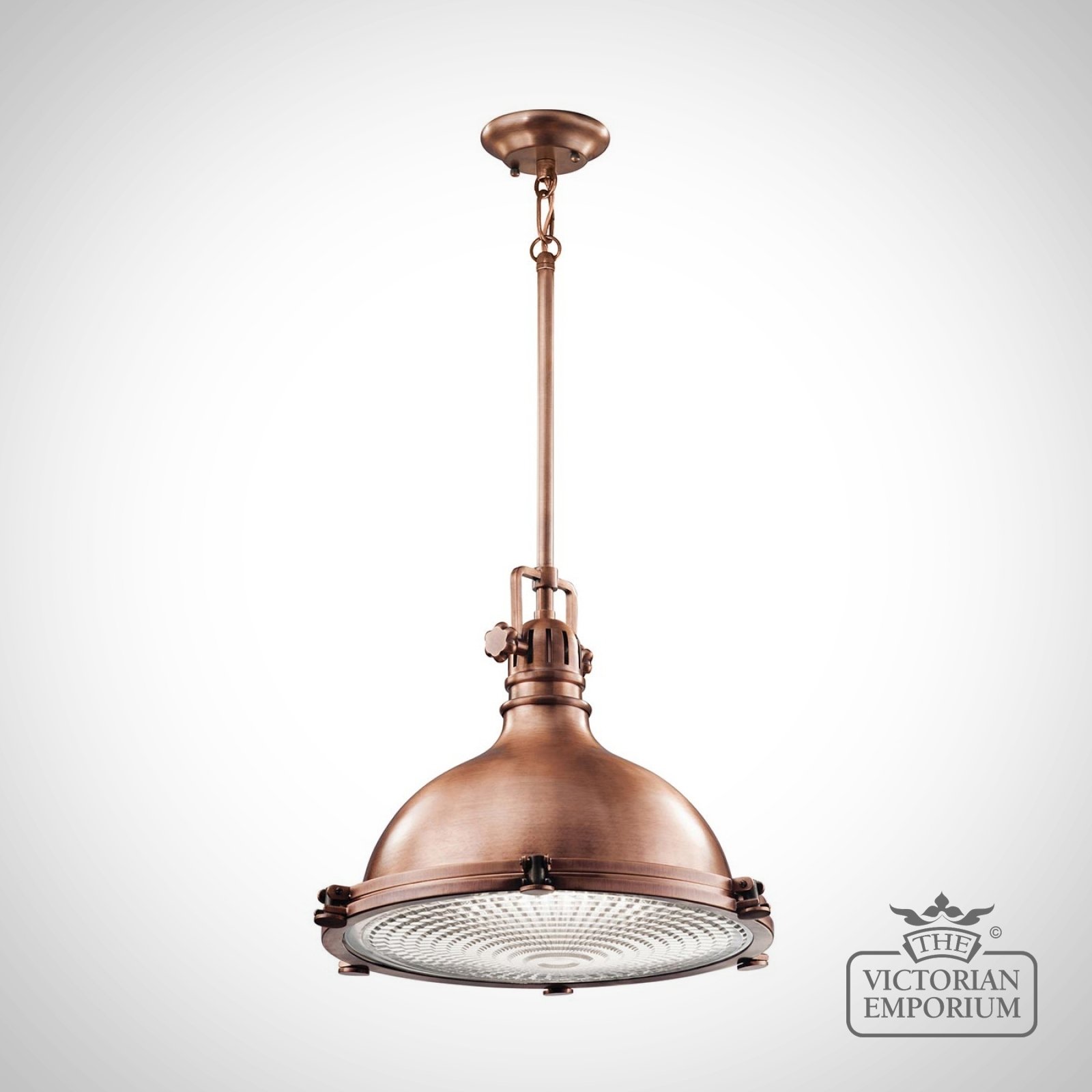 Hatters Bay Large Pendant in Antique Copper