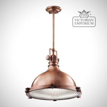 Hatters Bay large pendant in antique copper