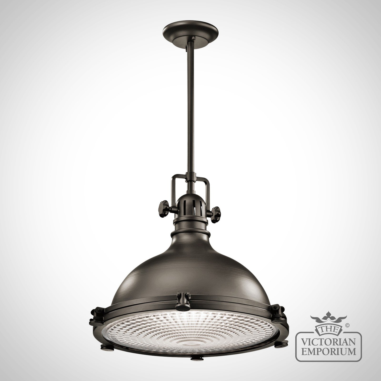 Hatters Bay 1 Light Extra Large Pendant In Old Bronze