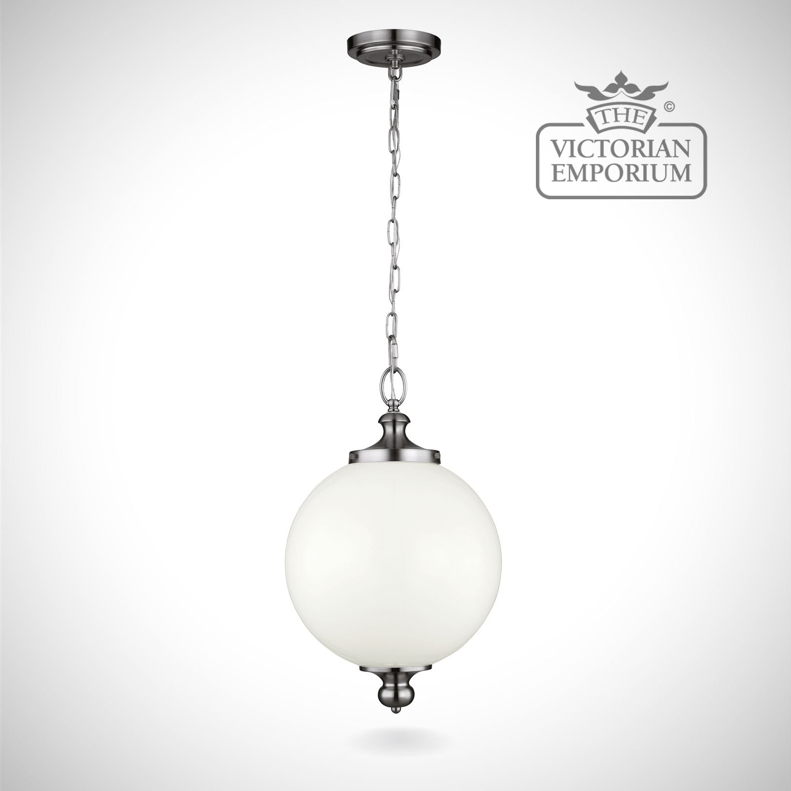 Parks pendant in polished nickel