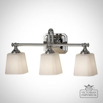 Concord Bathroom Double Wall Light In Polished Chrome