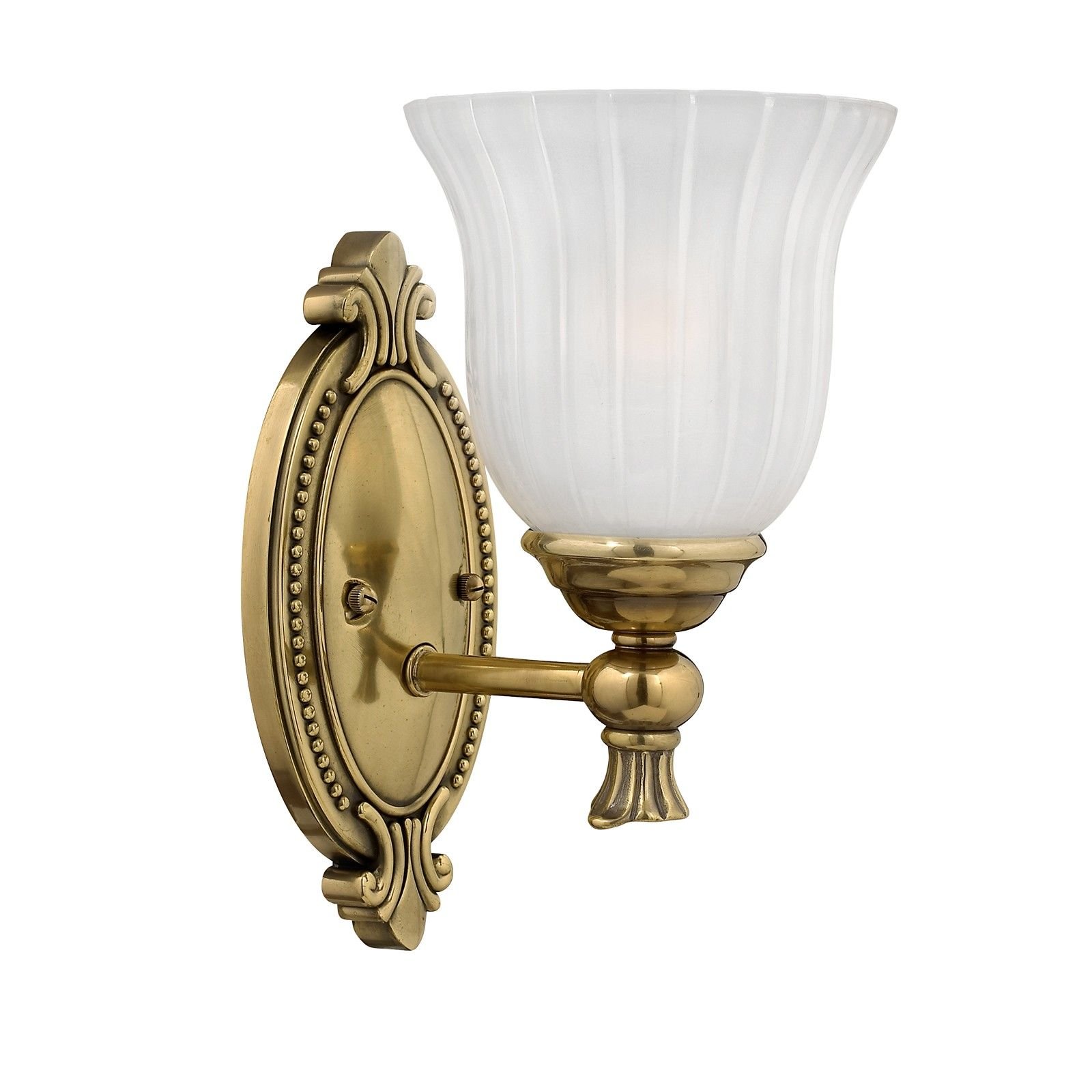 Francoise Bathroom single wall light in brass