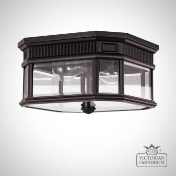 Cotswold Flush Mount Light in Black