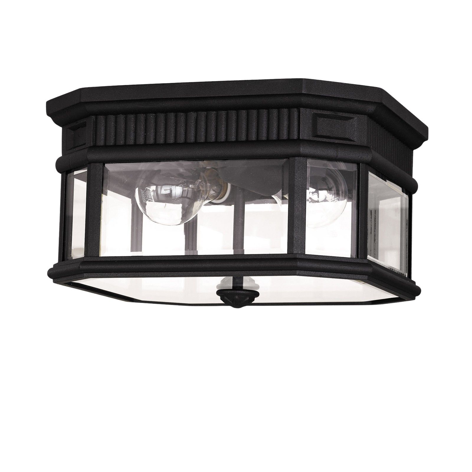 Cotswold Flush Mount Light in Black