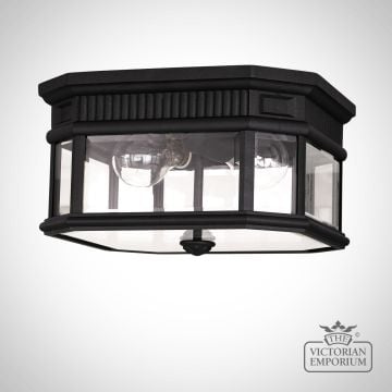 Cotswold Flush Mount Light in Black