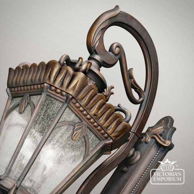 Kl Tournai1g Xl  Tournai 4 Light Grand Extra Large Wall Lantern Londonderry Detail1