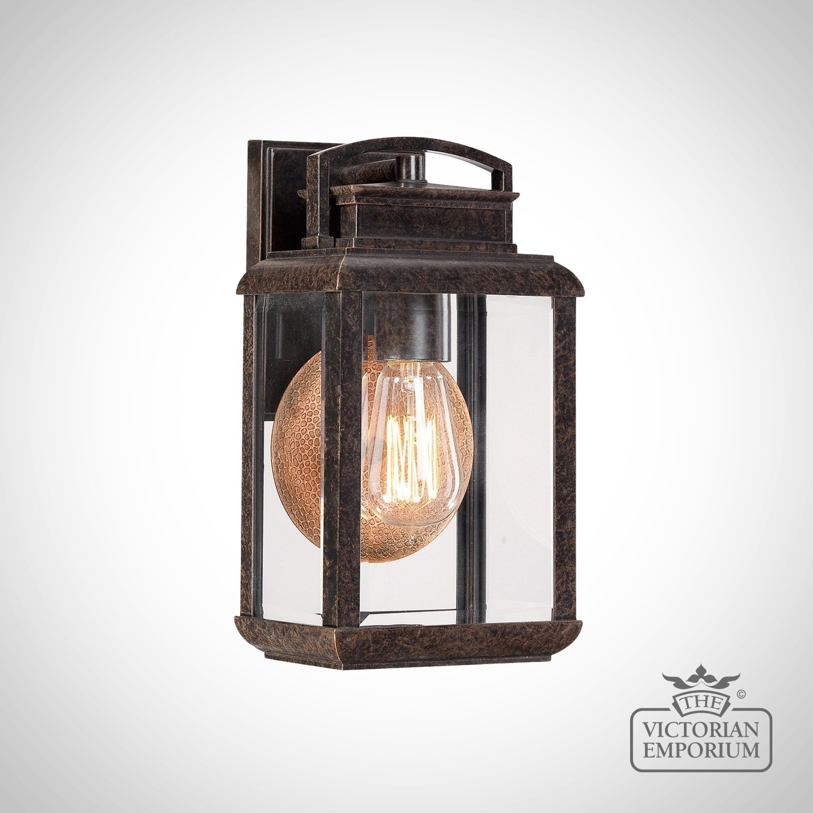 Byron Small Wall Lantern in Imperial Bronze