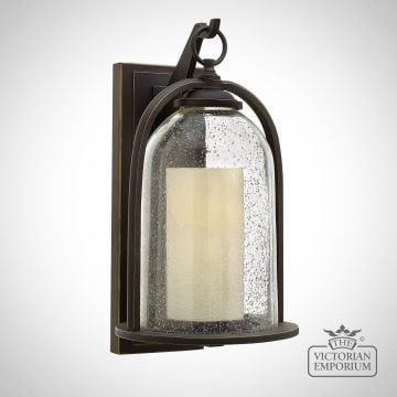 Quince Medium Wall Lantern in Oil Rubbed Bronze