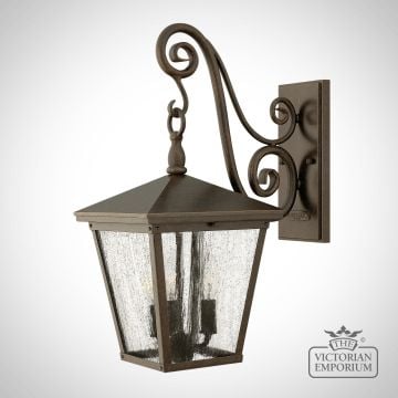 Trellis large wall lantern - Regency Bronze