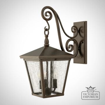 Trellis Small Wall Lantern in Regency Bronze