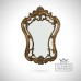 Mirror victorian 19thcentry steampunk -old classical gold-gilt wall round oval mantel victorian decorative-luxury-967-ag