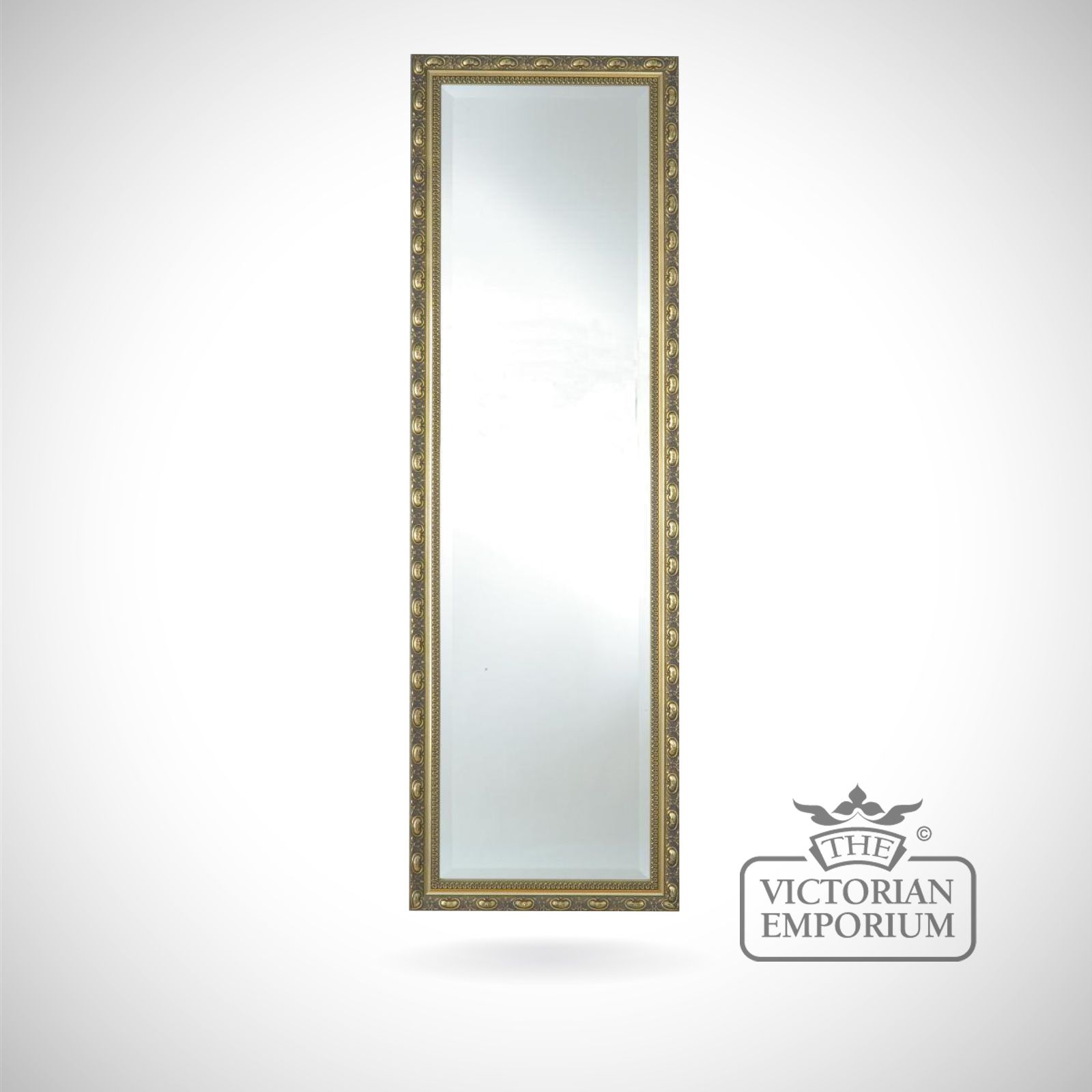 Cambridge Mirror with gold frame in a choice of sizes