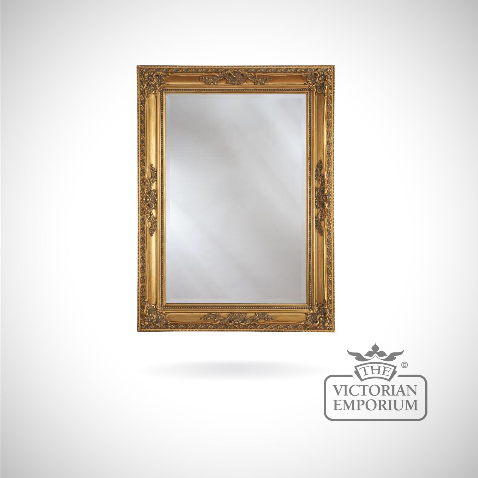 Oxford Mirror with gold frame - 114 x 84cm