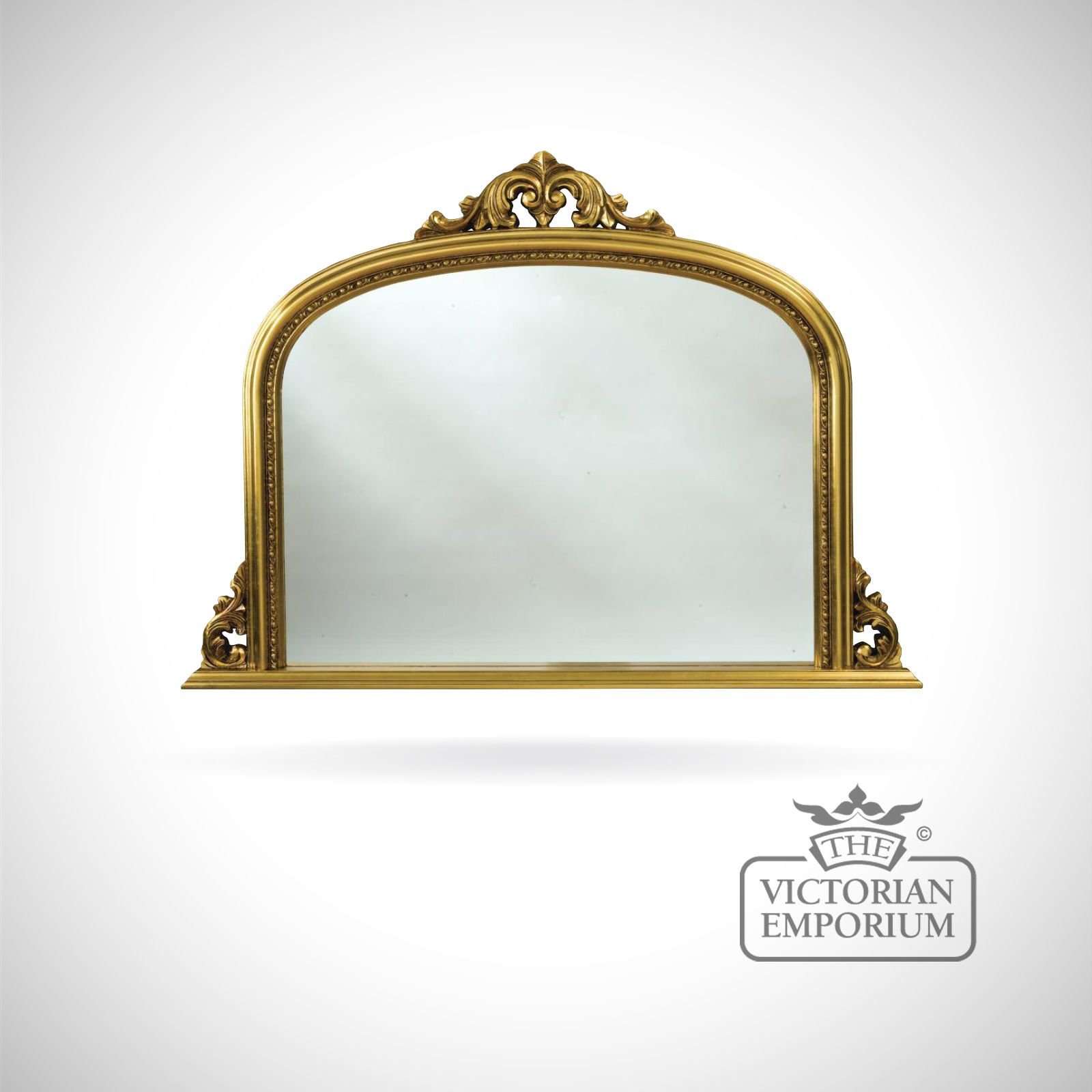 Carlisle Mirror with decorative gold frame - 127x91cm