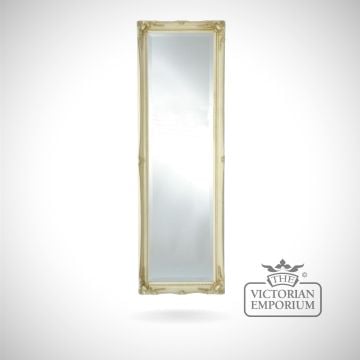 Penarth Mirror with silver frame124x41cm