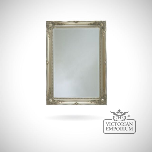 Newport Mirror with silver frame in a choice of sizes