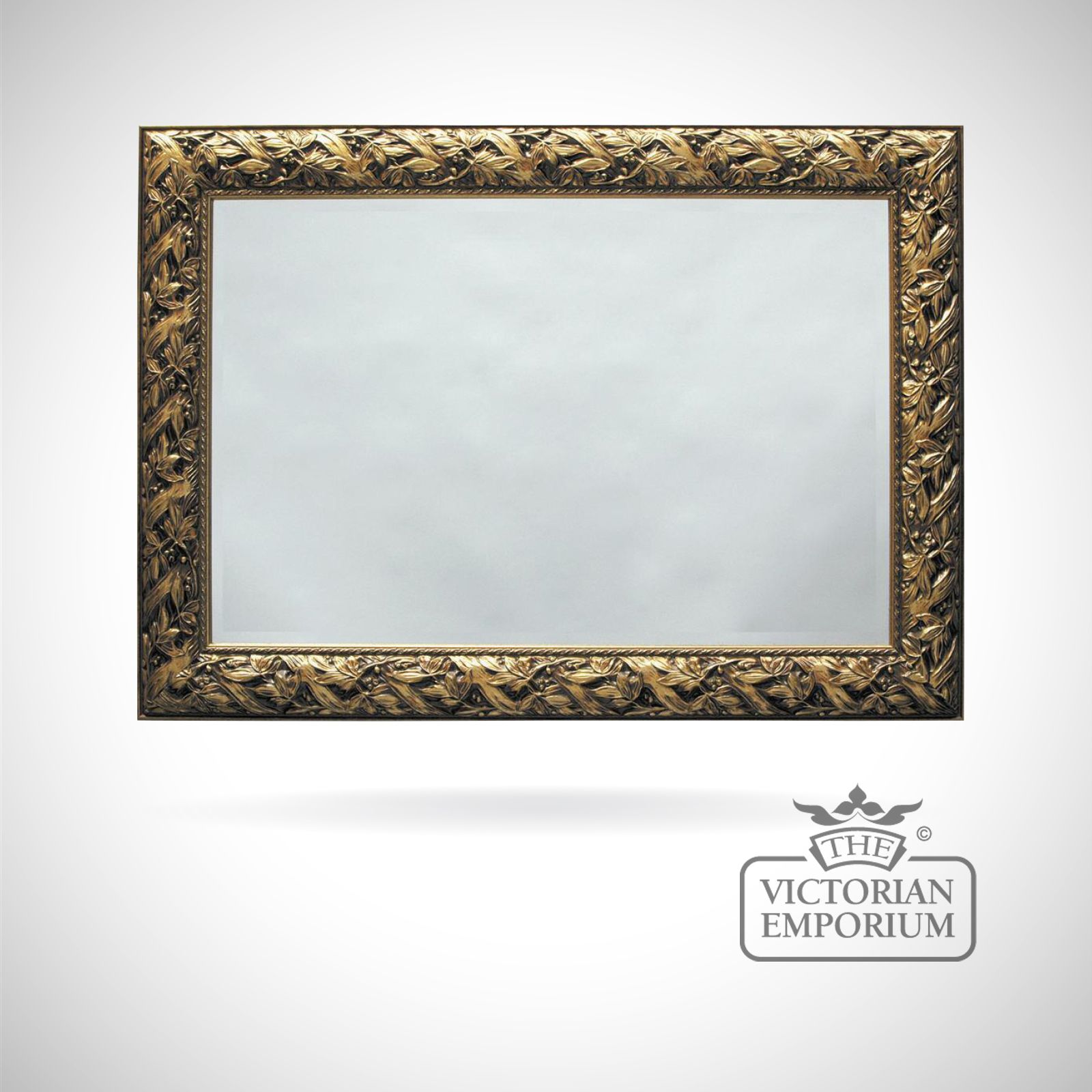 Nottingham Mirror with Rich Gold frame in a choice of 10 sizes