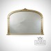 Mirror Victorian 19thcentry Steampunk  Old Classical Gold Gilt Wall Round Oval Mantel Victorian Decorative Luxury Windsor Gold