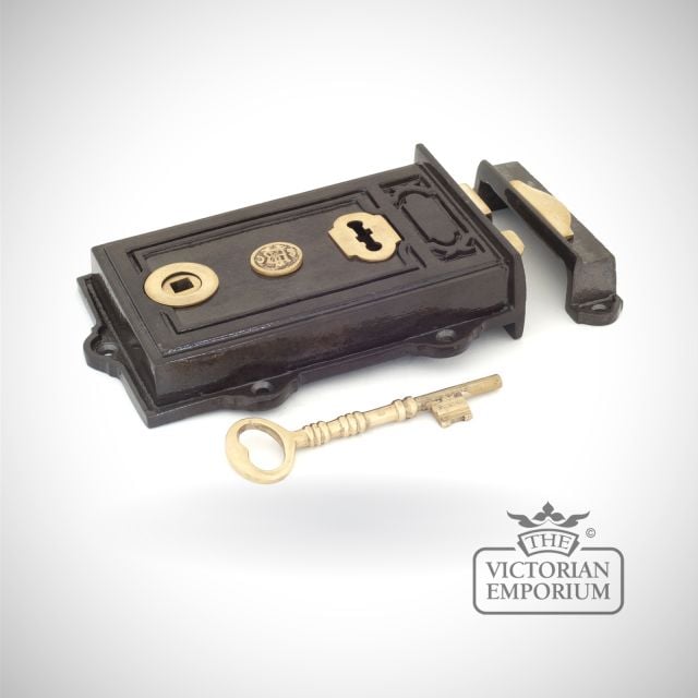 Iron Davenport Rim Lock