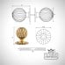 Handle Knob Door Cupboard Line Drawing Dimensions Ironmongery Traditional Victorian Old Classic 39010 V2