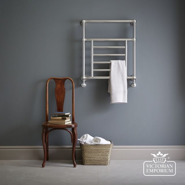 Elizabeth Wall Mounted Heated Towel Rail In A Choice of Finishes