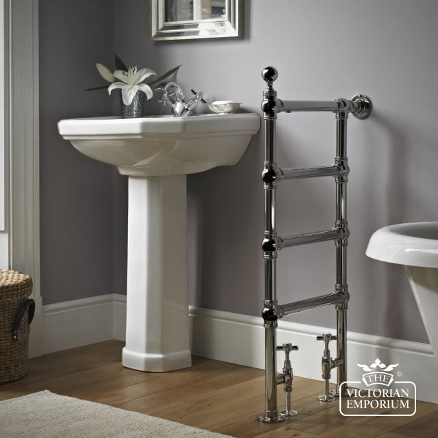 Butler Floor and Wall Mounted Heated Towel Rail In A Choice of Finishes