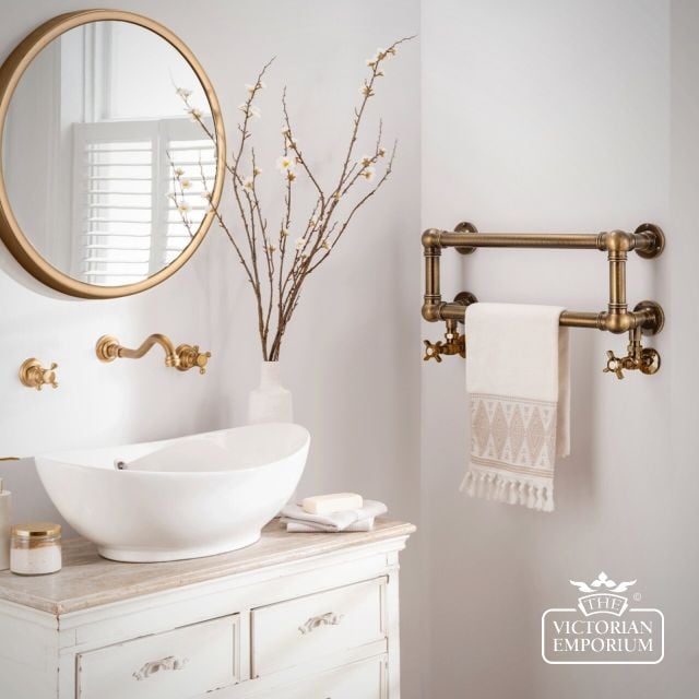 Hamlet Wall Mounted Heated Towel Rail In A Choice of Finishes
