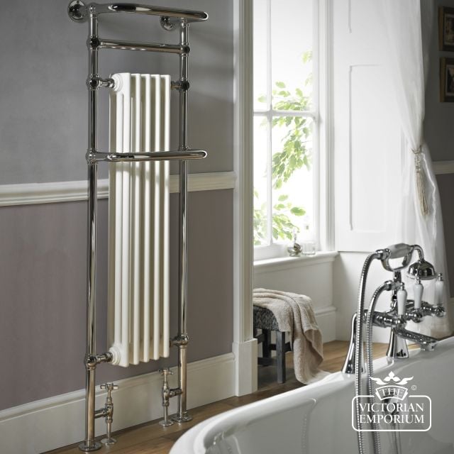 Regency Tall Floor Mounted Mild Steel Heated Towel Radiator