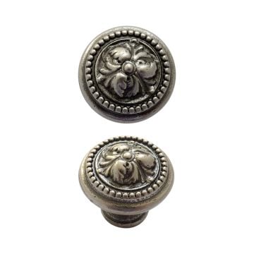 Ironmongery Pulls Knobs Kitchen Door Cupboard Victorian 19thcentry Steampunk Old Classical Decorative 53acanthus Knob 25mm Kb M 3804 25 Np