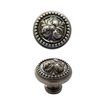 Ironmongery Pulls Knobs Kitchen Door Cupboard Victorian 19thcentry Steampunk Old Classical Decorative 53acanthus Knob 32mmkb M 3804 32 Np