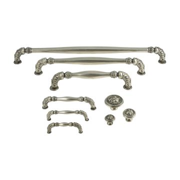 Ironmongery Pulls Knobs Kitchen Door Cupboard Victorian 19thcentry Steampunk Old Classical Decorative 53acanthus