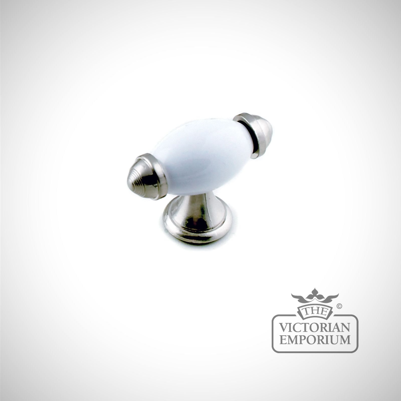 Montpellier white stainless steel t knob