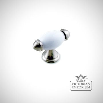 Montpellier white stainless steel t knob