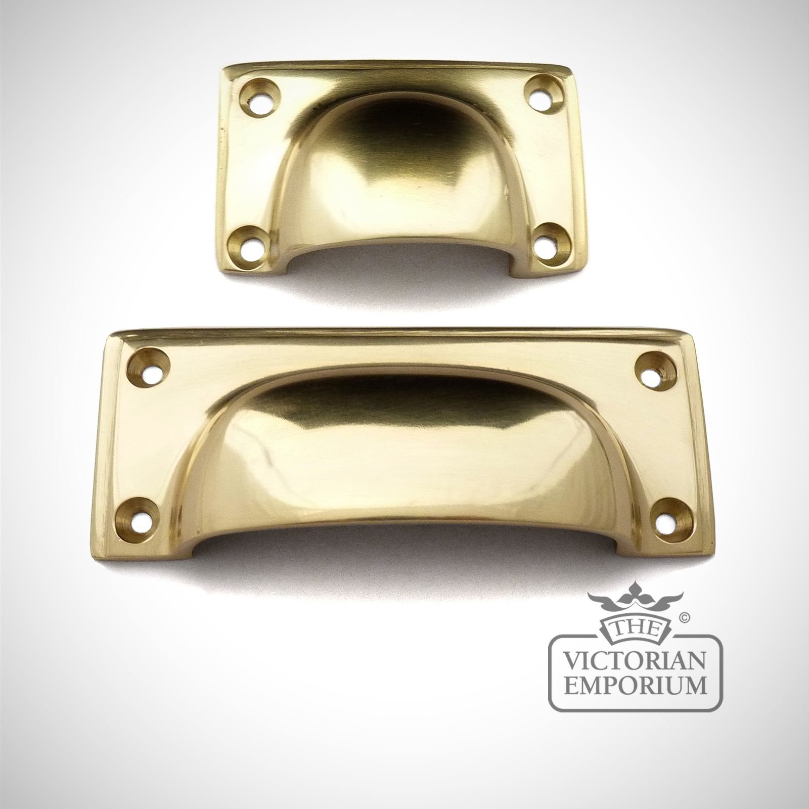 Amersham Cup handle in polished brass