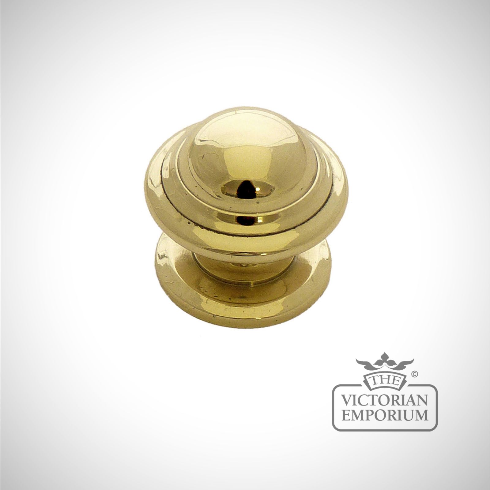 Solid brass knob