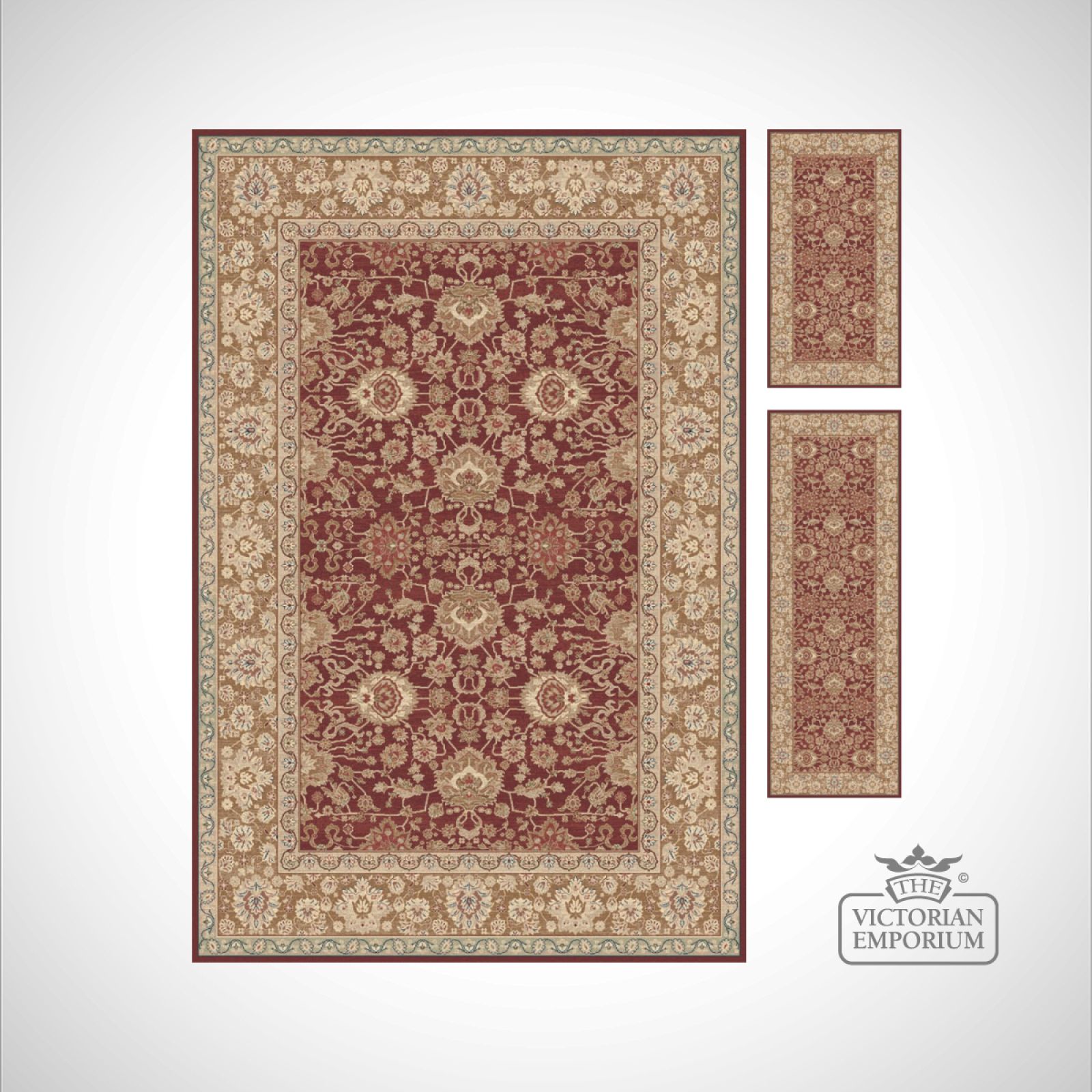 Victorian Rug - style KM4472 in choice of 6 colourways